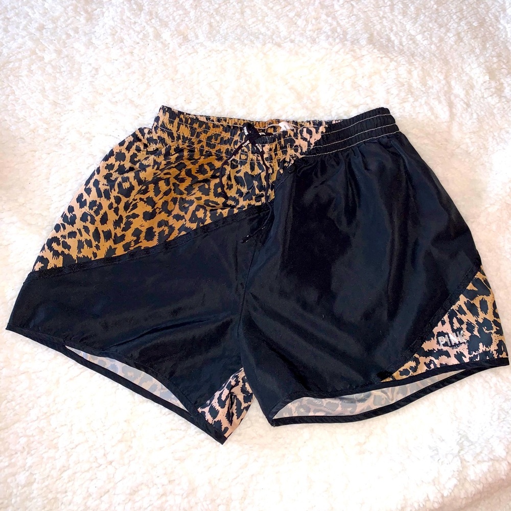 Victoria's Secret PINK Leopard Running Shorts - XS